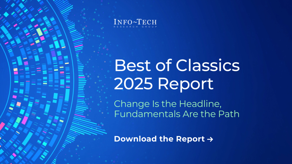 Thought model representing Info-Tech’s Best of 168官方历史记录查询结果+168精准数据预测分析计划 Classics in 2025